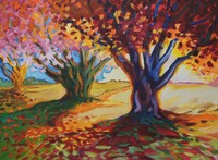 3 arbres, &icirc;le d'Aix 75 x 60 2021