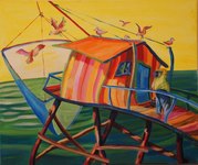 Carrelet aux couleurs ( non disponible ) 65 x 54 2017