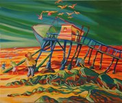 La cabane aux oiseaux 65 x 54 ( non disponible ) 2017