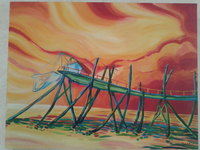 Carrelet rouge 65 x 54 ( non disponible ) 2014