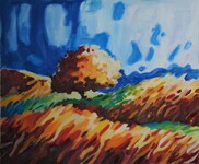 Arbre seul 65 x 64 2021