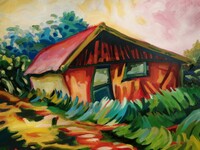Cabane &agrave; Cayenne Marennes d'Ol&eacute;ron 75 x 60 2022